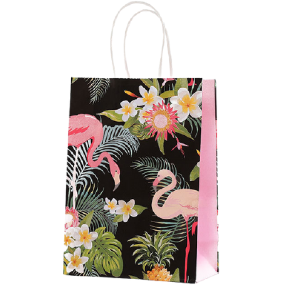 Floral Bag | Kraft Paper Gift Bag